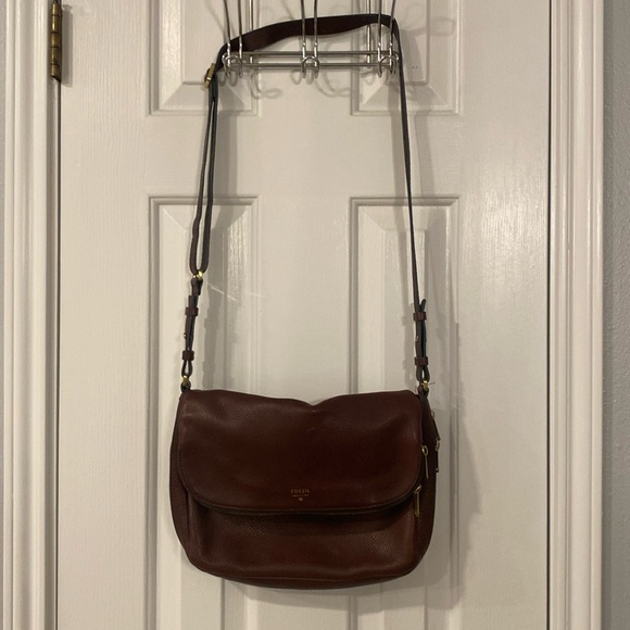 Fossil Vintage Issue no 1954 Messenger crossbody purse - Picture 2 of 16